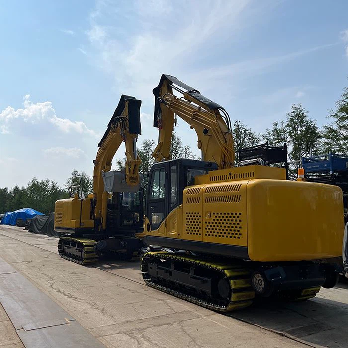 Escavatore nuovo di zecca