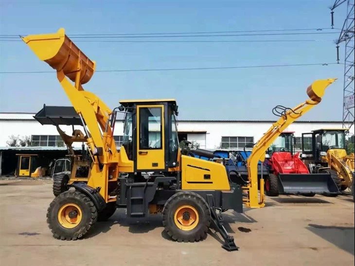 Pala anteriore e scavatrice posteriore