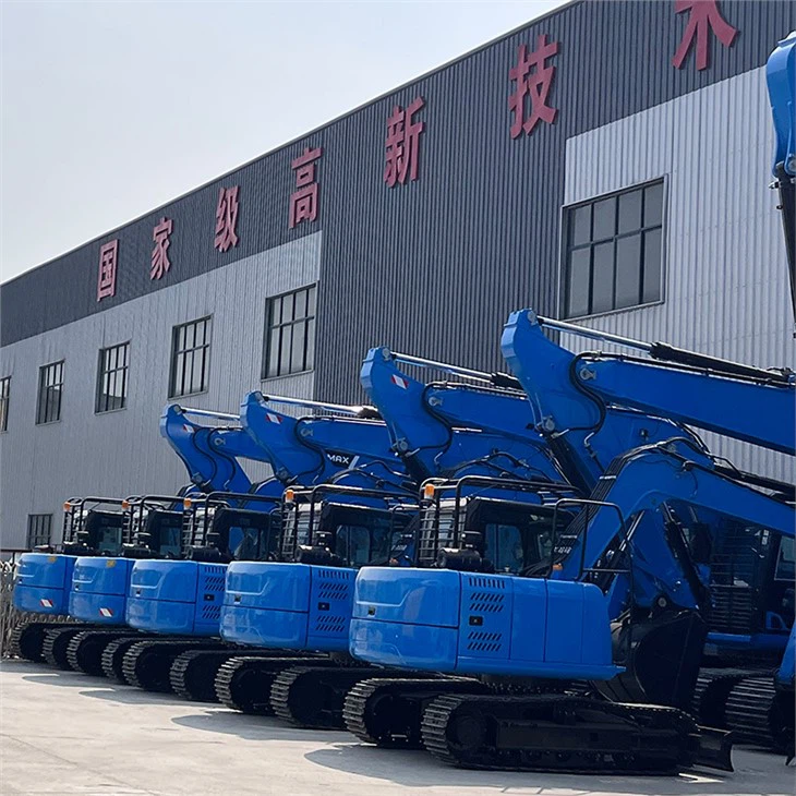 Grande escavatore idraulico